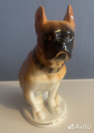 Фарфоровая статуэтка «Бульдог»