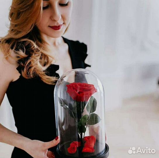 Роза в колбе