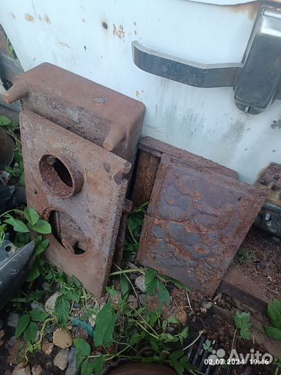 Печь буржуйка чугунная разборная