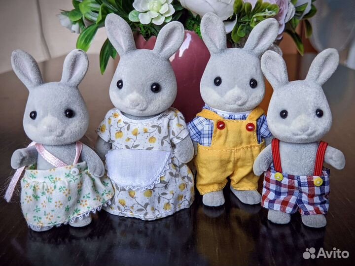 Sylvanian families утки, кроты, кошки, свинки
