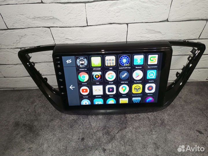 Магнитола Hyundai Solaris 2 на андроид IPS