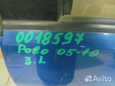 Дверь задняя левая Volkswagen Polo 4 2001-2005