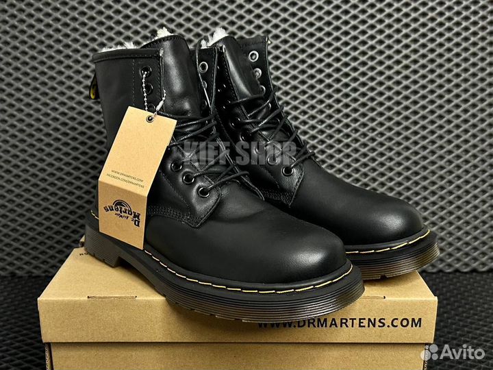 Ботинки dr martens 1460 натуральная кожа