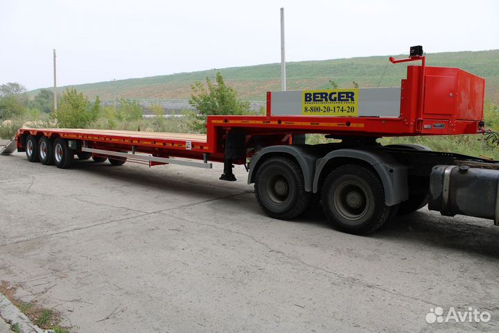 Полуприцеп трал (тяжеловоз) Berger 9853, 2023