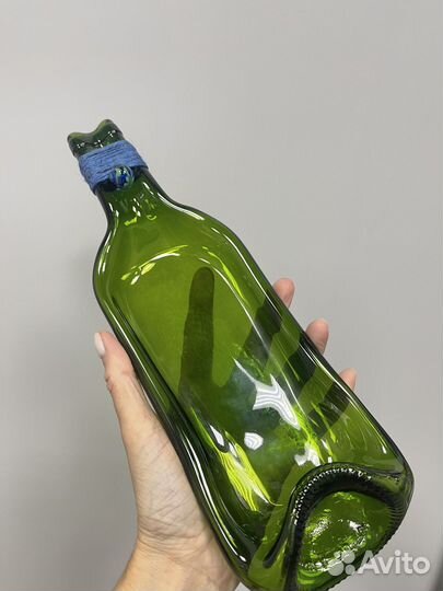 Тарелка бутылка. ручная работа