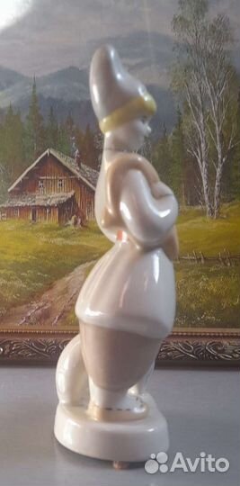 Статуэтка СССР Пастушок с барашком, зхк