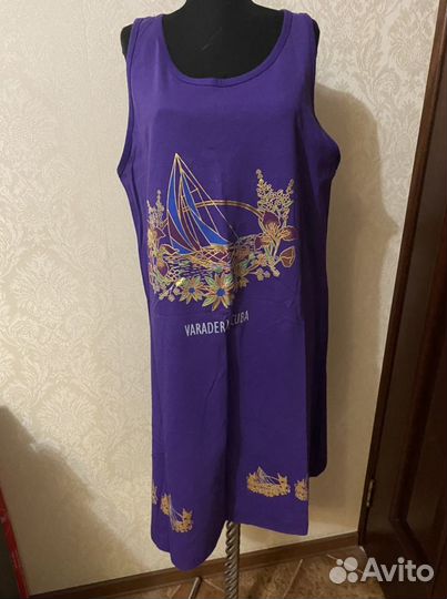 Сарафан большой размер хлопок новый