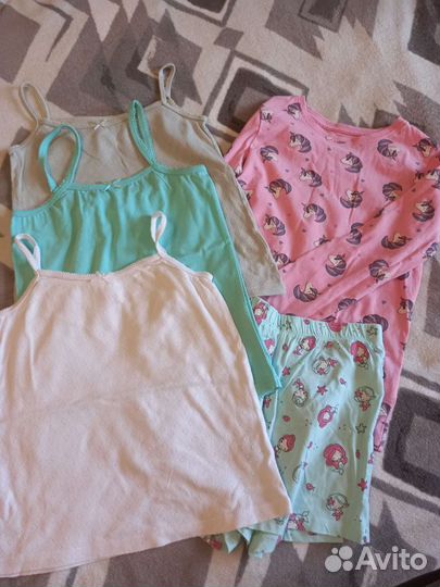 Пакет вещей на девочку 128-134р