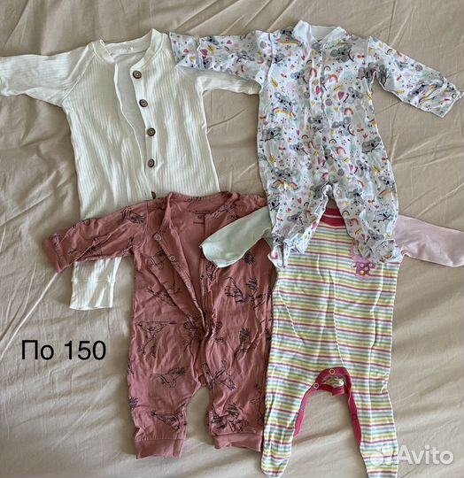 Вещи пакетом на девочку 50-62