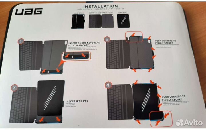 Чехол UAG Scout для клавиатуры iPad Pro 11-inch