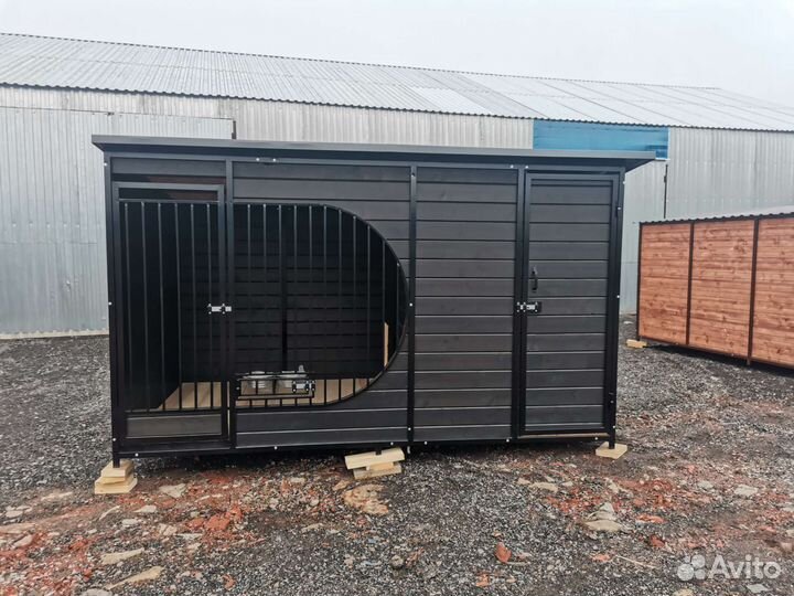 Вольер для собак с зимником