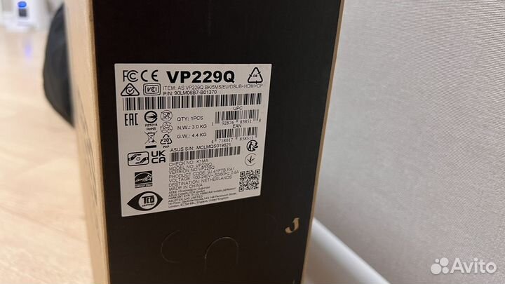 Новый монитор Asus VP229Q