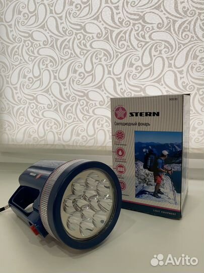 Фонарь поисковый светодиодный Stern 90530