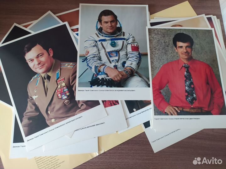 Набор открыток Лётчики-космонавты СССР 1982