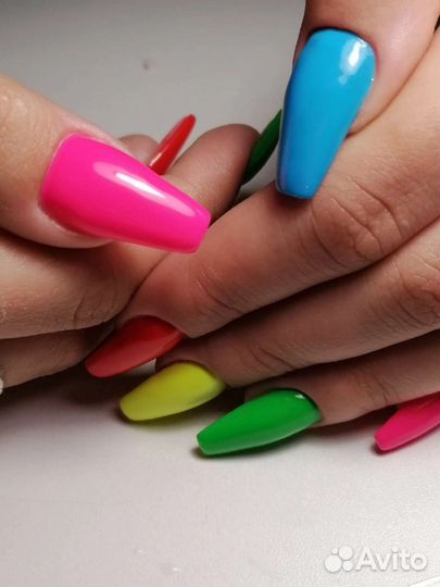 Наращивание ногтей, укрепление, гель лак, педикюр