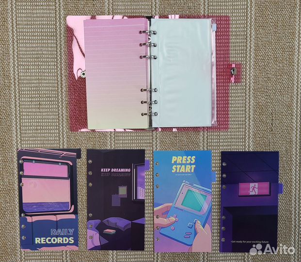 Блокнот на кольцах, А6 (из Кореи)