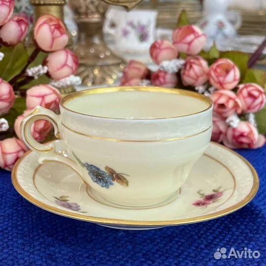 Кофе/чай пара Kbenhavns Porcellains Maleri KPM