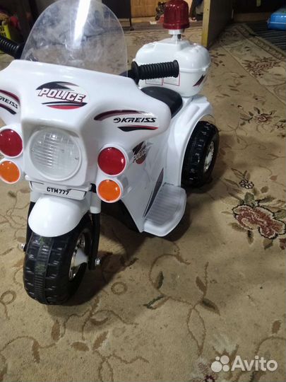 Детский мотоцикл на аккумуляторе