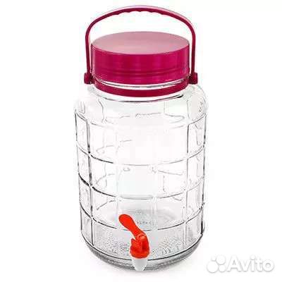 Банка с краном (лимонадник)