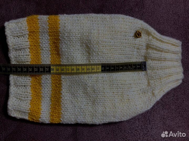 Вязаная одежда ручной работы для собак