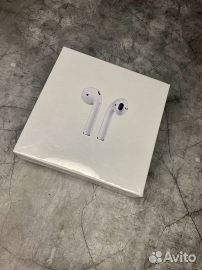 Беспроводные наушники apple airpods 2 luxe