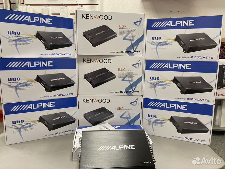 Автомобильный усилитель alpine