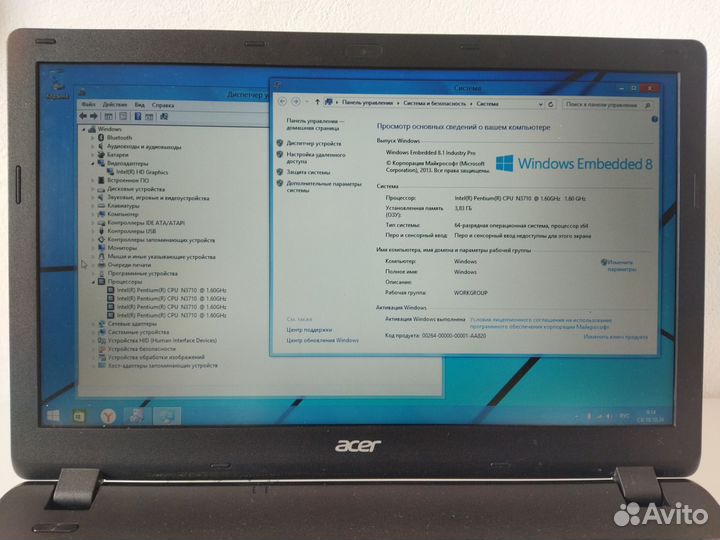 Ноутбук acer