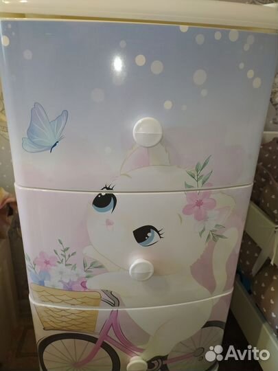 Комод детский пластиковый