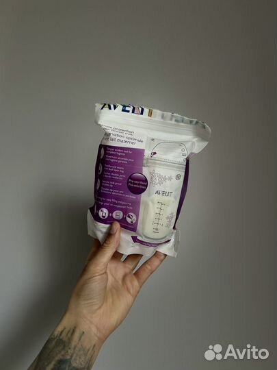 Молокоотсос ручной philips avent + аксессуары