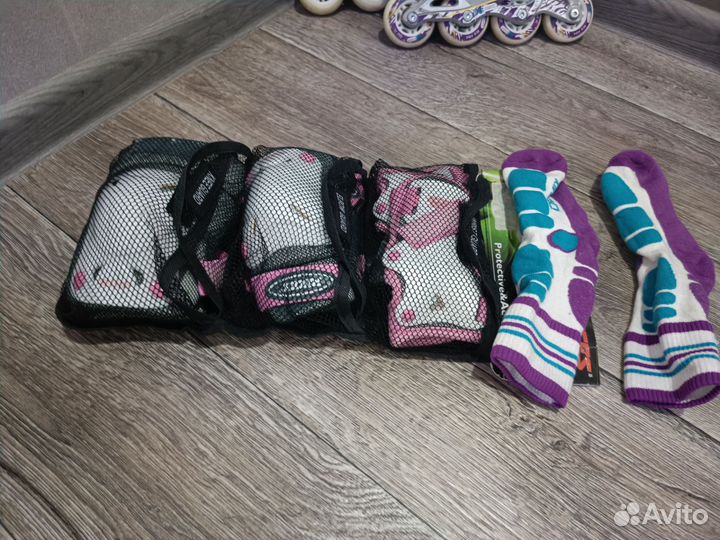 Ролики раздвижные р. 26-31 с защитой