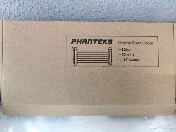 Райзер-кабель Phanteks Flat Line PCI-E x16 300mm