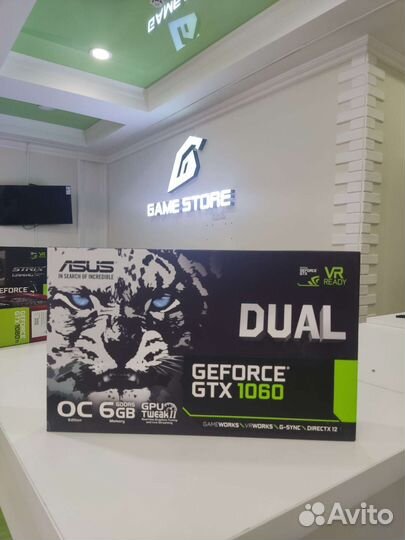 Видеокарта MSI gtx 1060 6gb asus