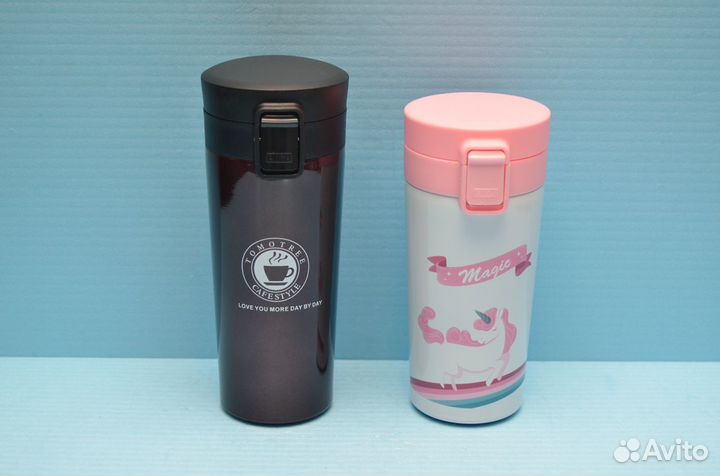 Термостаканы, термосы, термобутылки 350, 500мл нс