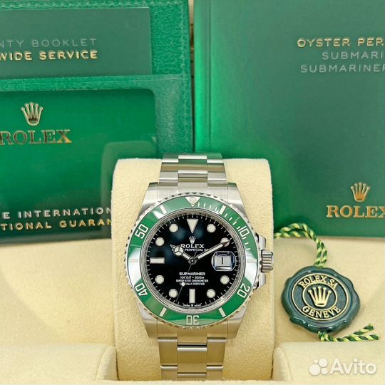 Часы Rolex submariner Hulk часы мужские rolex