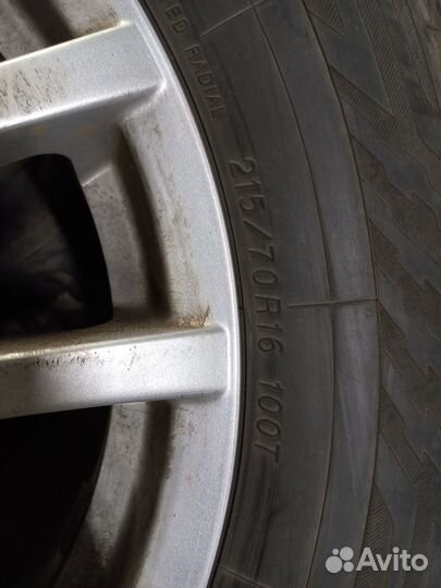 Шины yokohama IG35 215/70 R16 на литых дисках