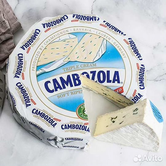 Сыр Камбоцола (cambozola) с голубой плесенью