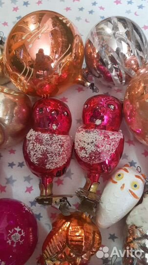 Елочные игрушки СССР советские