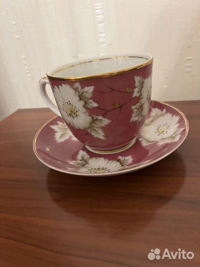 Чашка с блюдцем СССР