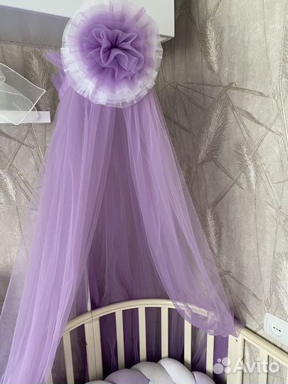 Балдахин с держателем и косичку