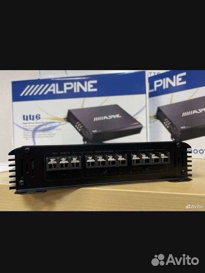Усилитель 4х канальный Alpine (новый+гарантия)