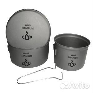 Набор титановой посуды Adrenalin Titanium Compact