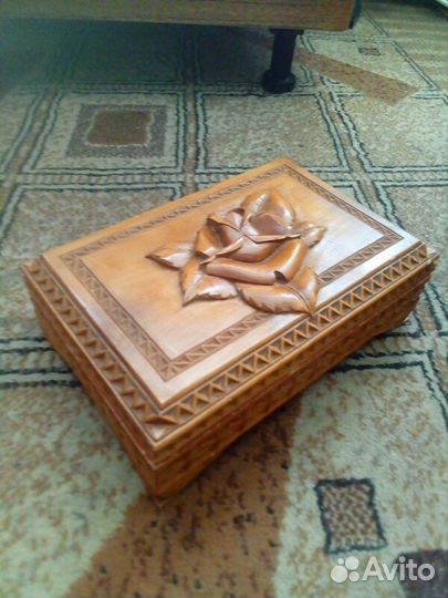 Деревянная шкатулка Ручной Работы