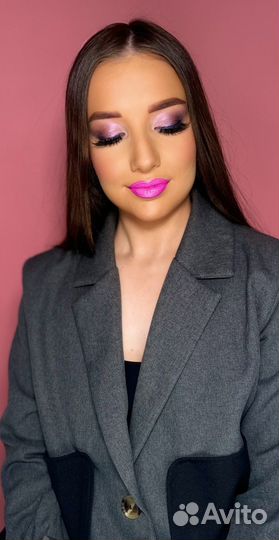 Макияж и прическа для бодибилдинг фитнес бикини