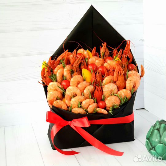 Мужской букет из раков