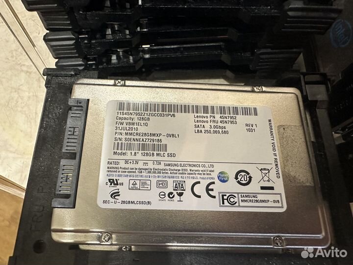 Lenovo ThinkPad T410s 128GB SATA 3 MLC 1,8 SSD