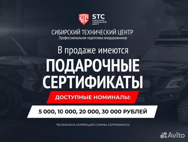 Пороги силовые Toyota Land Cruiser STC-TLC100-S-C2