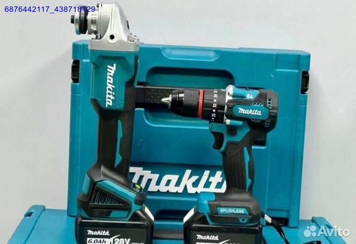 Набор Makita 2в1 Шуруповерт, ушм