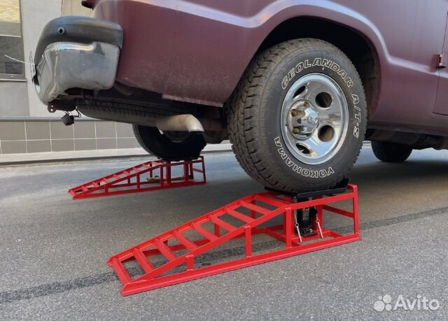 Эстакада с домкратом