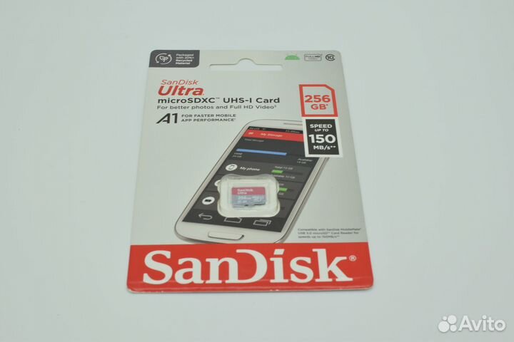 Карта памяти SanDisk Ultra microsdxc 256гб 150MB/s