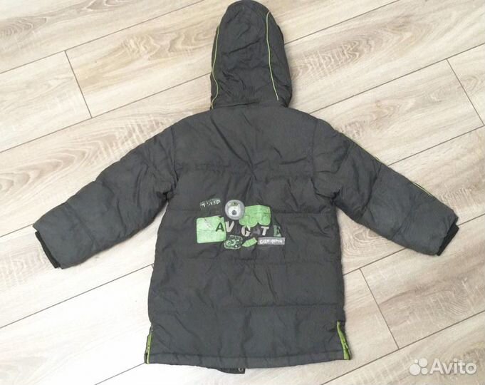 Длинный пуховик 110